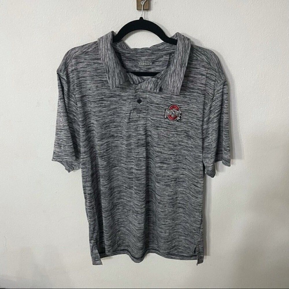 OHIO STATE heathered grey men’s polo - Picture 4 of 8